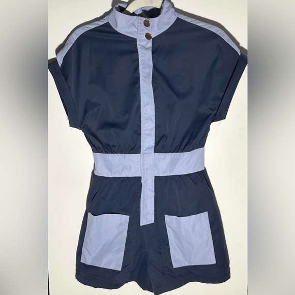 NWOT Colorblock Patched Pocket Romper - Picture 7 of 12